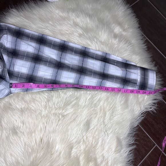Rodeo Black plaid pearl snap button down sz XL - Picture 5 of 6